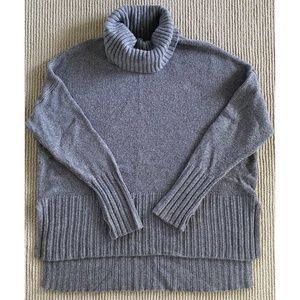 Women's Aerie Offline Sz L Chillside Turtleneck Sweater Grey